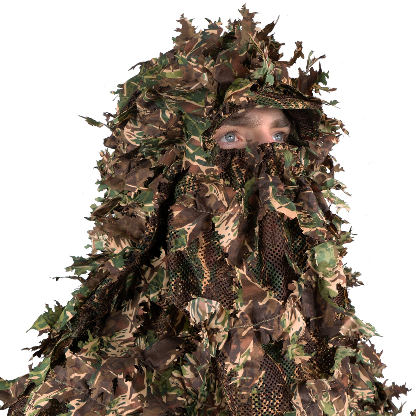 Combinaison Ghillie 3D modulaire – Capuche